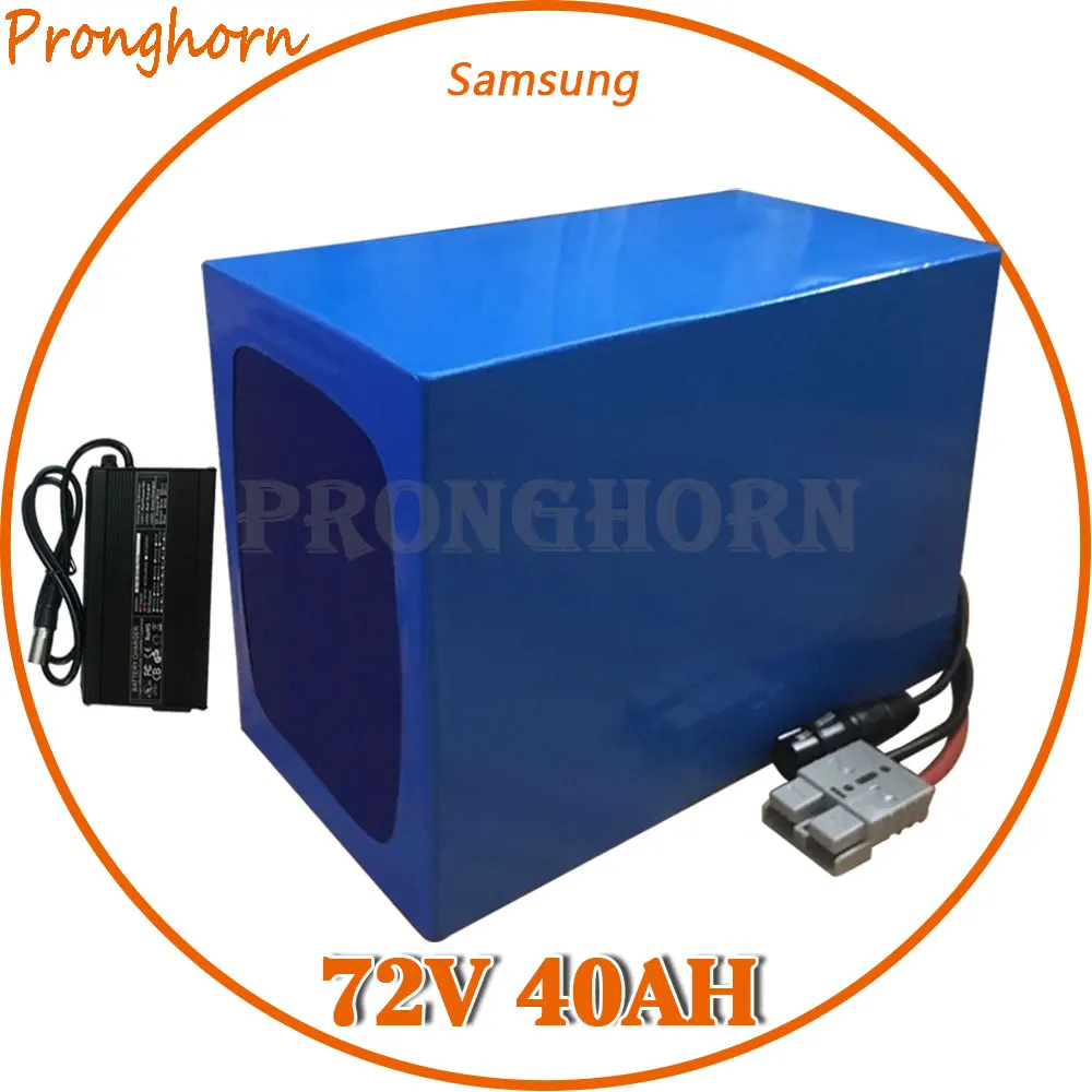 72 V 40AH литий Батарея 72 V 40AH Электрический велосипед Батарея 72 V 3000 W 3500 W скутер Батарея использовать samsung сотовый с Зарядное Устройство налог
