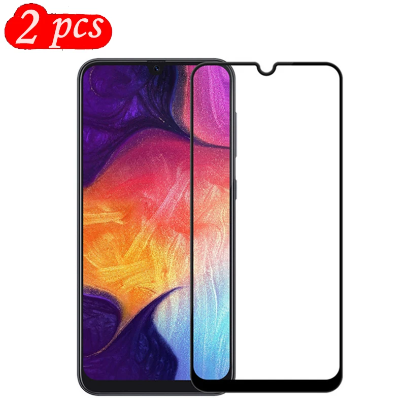 

2 Packs For Samsung Galaxy A50 Tempered Glass 9H Explosion-proof Screen Protector Film For Galaxy A30 A60 A70 Glassesss
