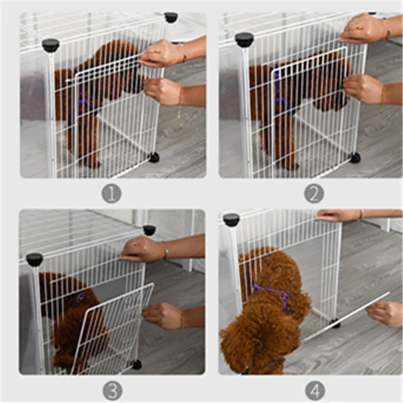 DIY Pet Playpen Iron Fence Collapsible Puppy Cat Crates Kennel House Rabbits Guinea Pig Small Animals Exercise Training Cage DIY Pet Playpen Iron Fence Collapsible Puppy Cat Crates Kennel House Rabbits Guinea Pig Small Animals Exercise Training Cage