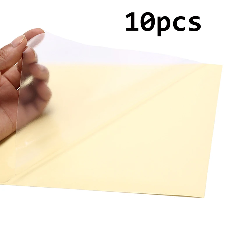 

10 Sheets A4 Self Adhesive Sticker Label Matte Surface Paper Sheet for Laser Printer Copier Craft Paper