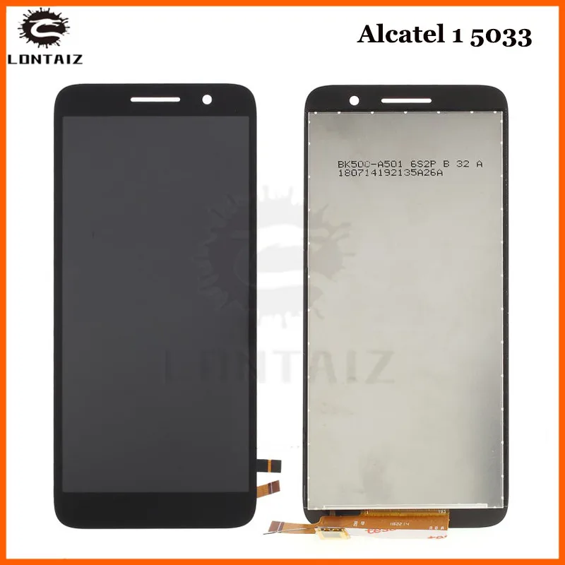 

High Quality 5.0" For Alcatel 1 5033 5033D 5033Y OT5033 OT5033D LCD Display+Touch Screen Digitizer Assembly Black Color