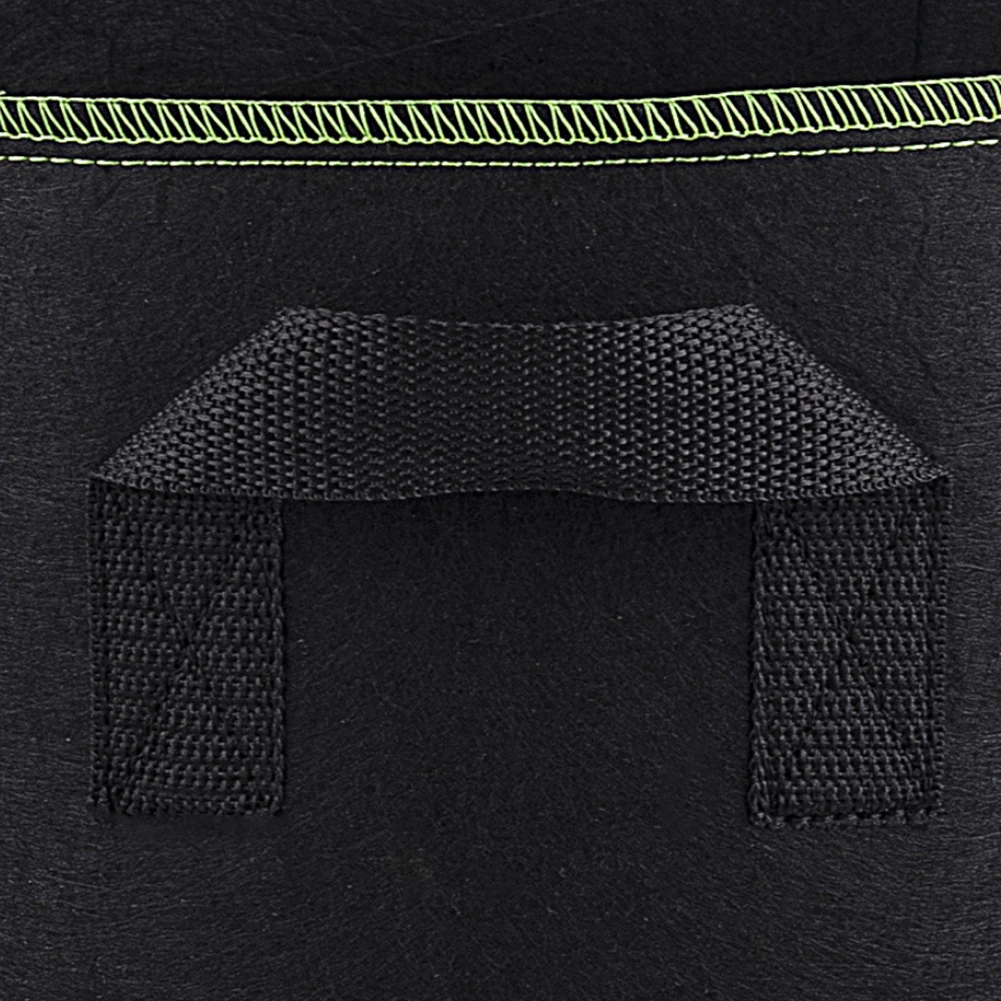 5pcs/set 3/5/7/10 Gallon Hydroponic Root Fabric Smart Pot Grow Bags Garden Plant Container Pouch Bag Fabric Breathable Pots