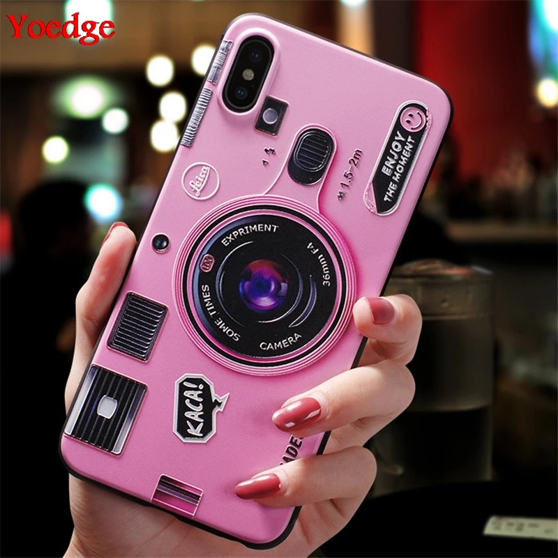 3D Relief Camera Case For Samsung Galaxy S10 S10E S8 S9 S6 S7 Edge M20 M10 J4 J6 Plus A9 A8 A7 2018 Note 4 8 9 A30 A50 TPU Cover
