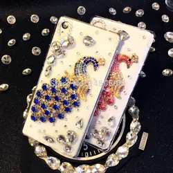 Для Samsung Galaxy C5 ручной работы Роскошные Павлин Алмазный Обложка Чехол