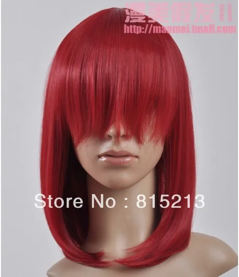 peruca hair queen cosplay dd0051 Sexy COSPLAY red short straight full wig (D Special discount 35%) |