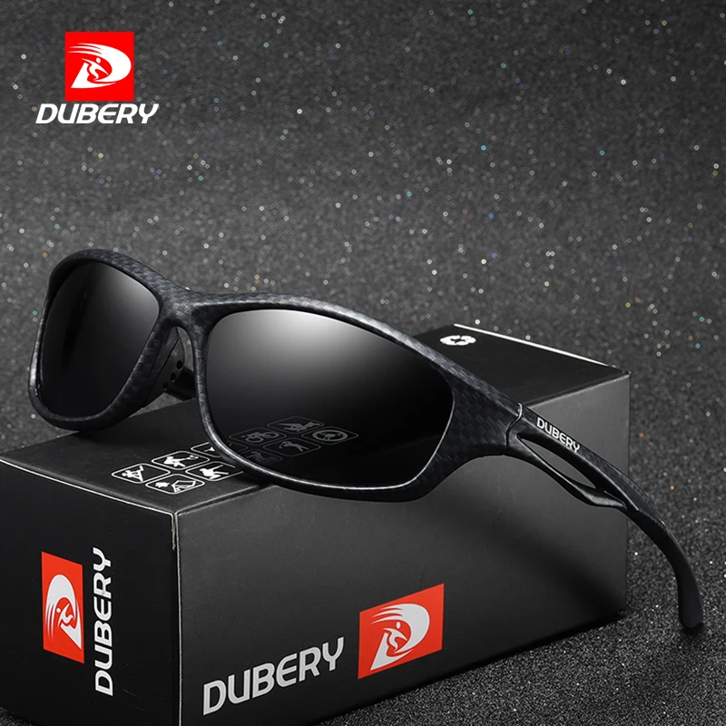 2019 New DUBERY Brand Design Polarized Sunglasses For Men Luxury Square Mirror Sunglasses For Men Driver Shades Oculos 166