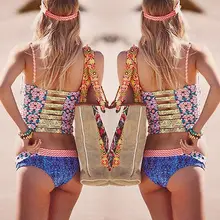 Новое поступление 2 шт Сексуальный Женский Бандаж бикини набор Пуш-Ап купальник с бюстгальтером с мягкими чашечками купальный костюм Купальники