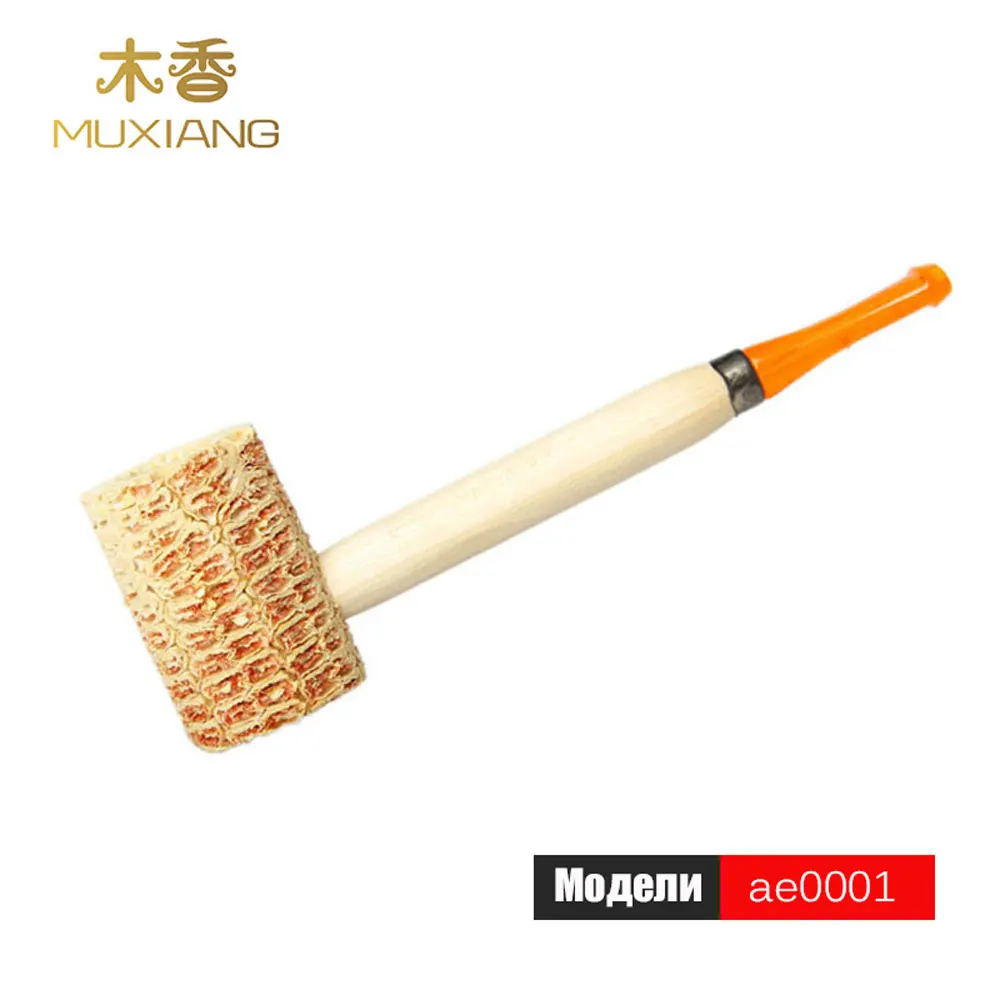 

Ru 5 Pcs ORIGINAL Natural Corn Cob Smoking Pipe Portable Cigarette Holder Macarthur classic Corn Cob Pipe ae0001
