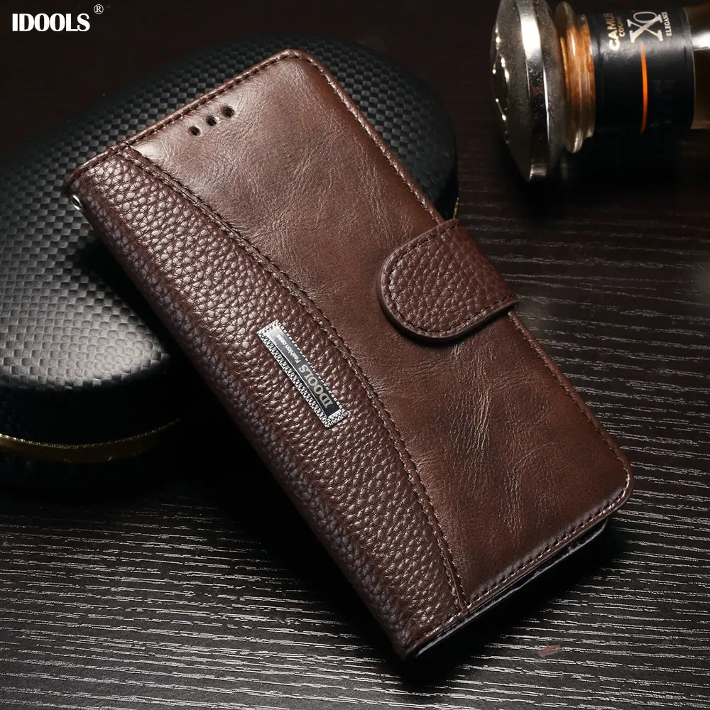 Case For Samsung Galaxy J7 2017 EU Version Original IDOOLS PU Leather Wallet Covers J7 2017 J730F EU Version Phone Bags Cases