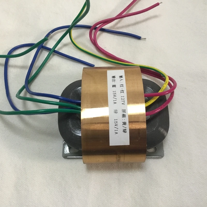 Вход трансформатора типа R AC 0-127 V выход двойной 15 V/1A 30 W для Hi-Fi предусилитель аудио