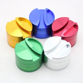 

Newest Big 75mm Metal Aluminum Alloy Creative Smoking Grinder Crusher Spice Smoke Cigarette Hand Muller Tobacco Herb Grinder