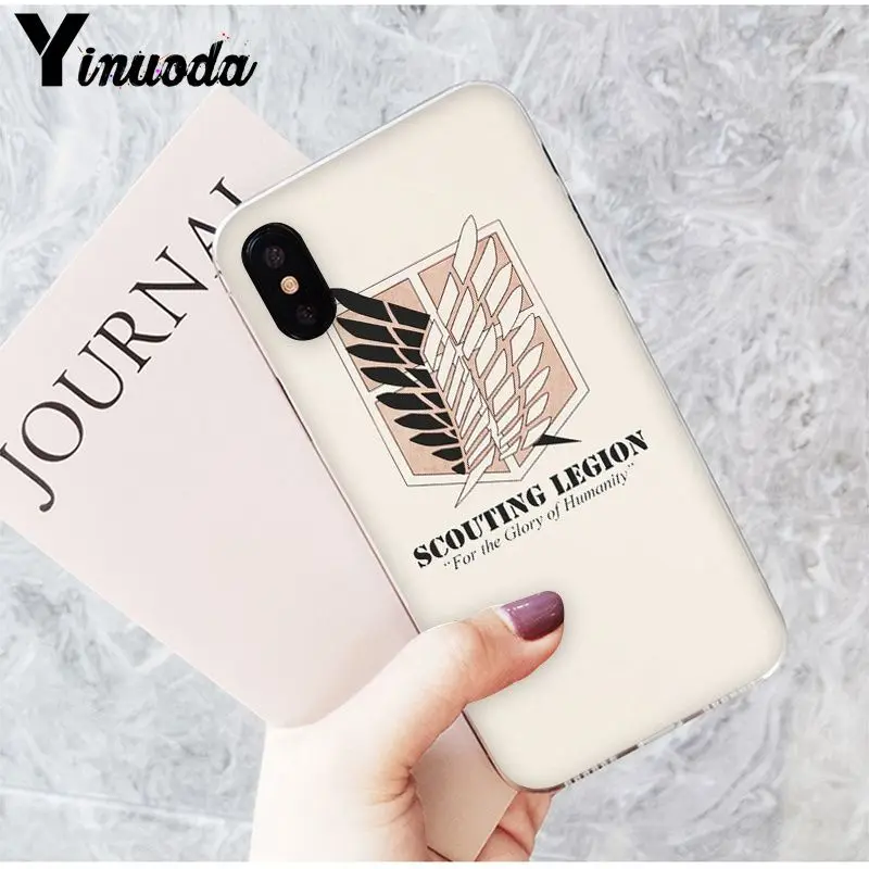 Красивый чехол Yinuoda с рисунком из аниме японский атака на Титанов аксессуары для