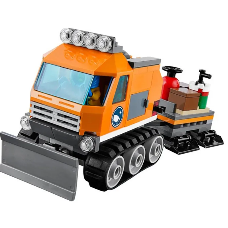 New Arctic Supply Plane Compatible with Legoings Model Building Blocks City Educational Toys for children Christmas gift