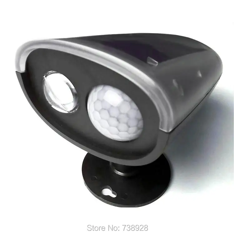 Sensor de Movimento Solares ao ar Livre à Prova Montagem na Parede Luzes da Noite Lâmpadas Solar Pir Luzes Dwaterproof Água Jardim Segurança Emergência Spotlight 3 w Led 9 Lâmpadas solares