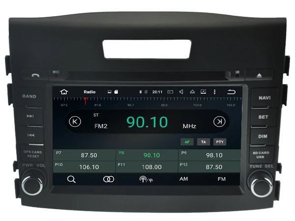 Perfect Android 8.0 CAR Audio DVD player FOR HONDA NEW CR-V 2012 gps Multimedia head device unit receiver BT WIFI 19