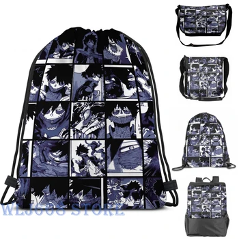 

Funny graphic print shoulder Bags women Dabi collage Single shoulder backpack travel for men Gym Bag