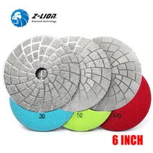 Z-LION " 3 шт./компл. вакуумной пайки Алмазные диски для полировки Гранит бетона Мрамор шлифовальный для шлифовального Колеса Диски