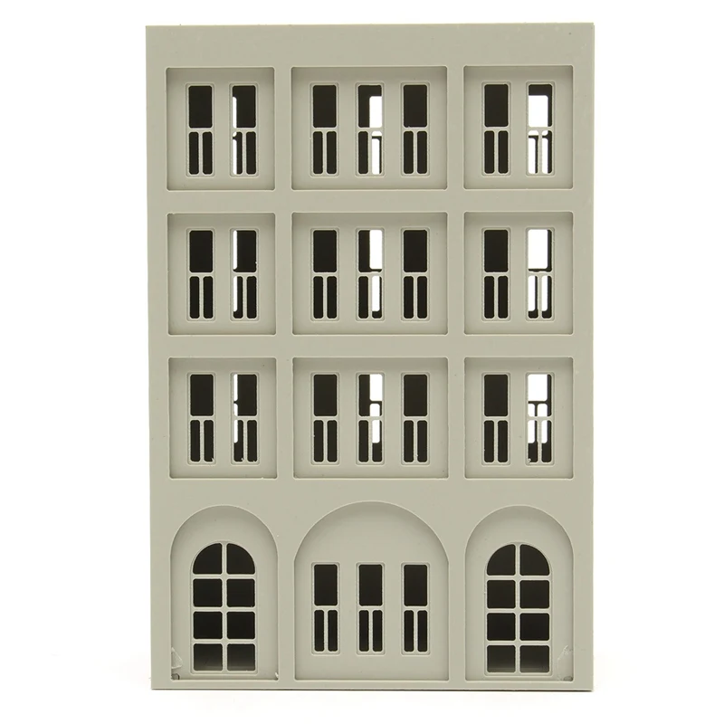 KiWarm Miniatures 4 Story City Building House DIY масштабированная модель для песка стола сада микро Пейзаж украшения домашний декор