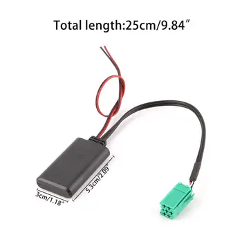 

Car bluetooth AUX Adapter Wireless Radio Stereo AUX-IN Cable For Renault for Clio for Kangoo for Megane for Scenic