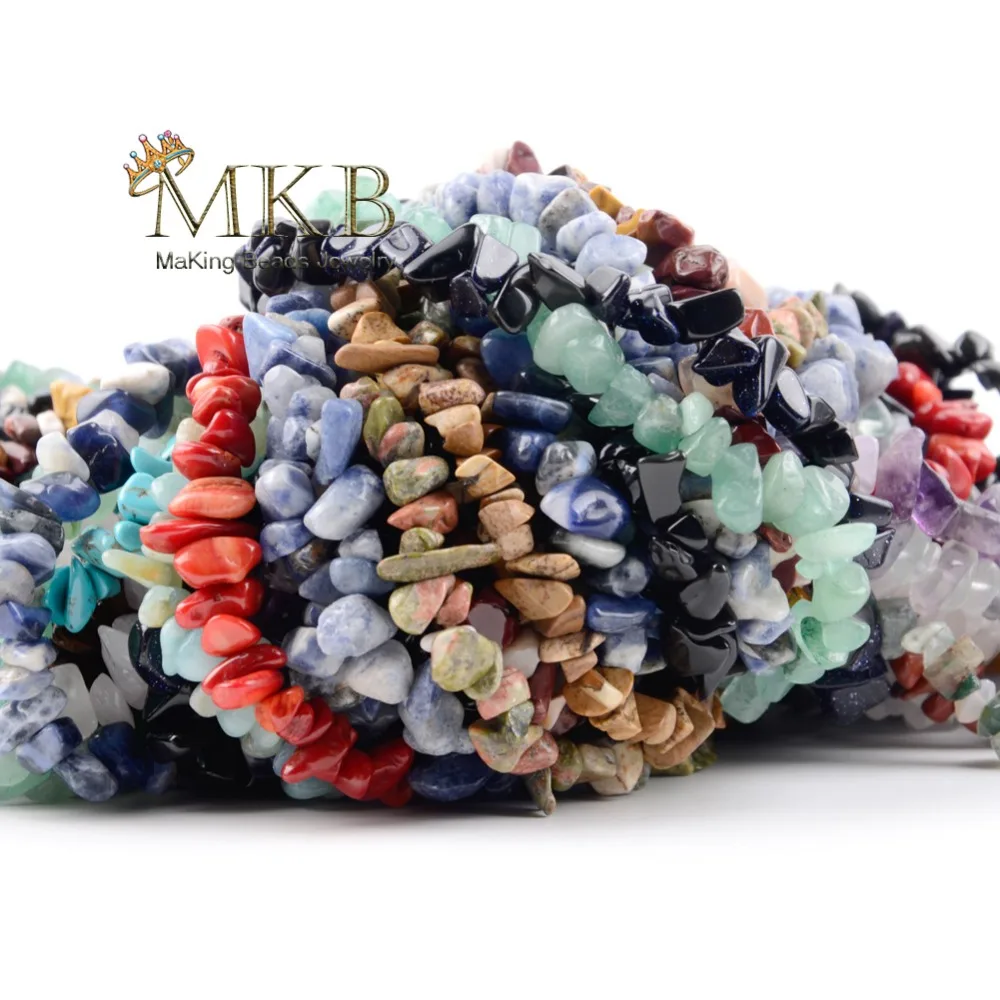

33inches Natural Stone Tiger Eye Rose Quartzs Chip Beads For Jewelry Making 5-8mm Irregular Gravel Beads Diy Bracelet Wholesale