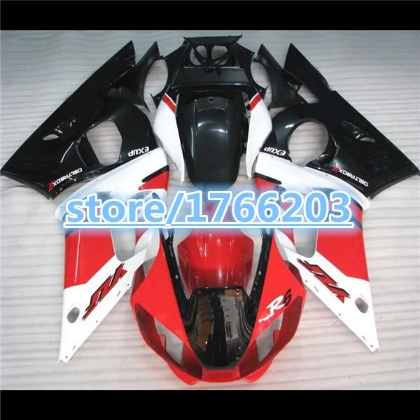 ABS Обтекатель Набор для YZF-R6 1998 2002 98-02 1998-2002 98 02 R6 99 00 01 красный белый черный YZF 98 02 YZF 98 02R6 1998-2002 ning