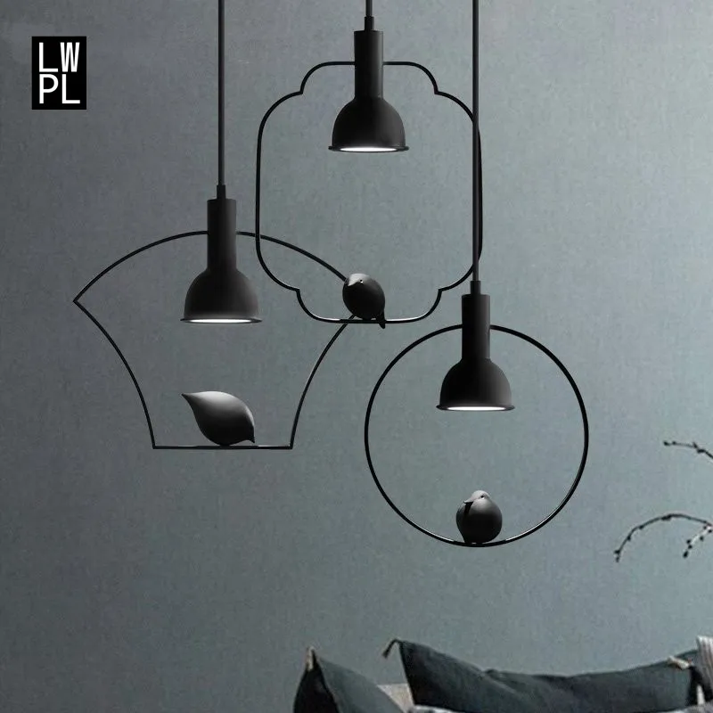 

Bird Light Creative Pendant Lamp Kitchen Simple Light New Chinese Hanging Lamp Bedroom Chandelier Lighting Home Deco Industrial