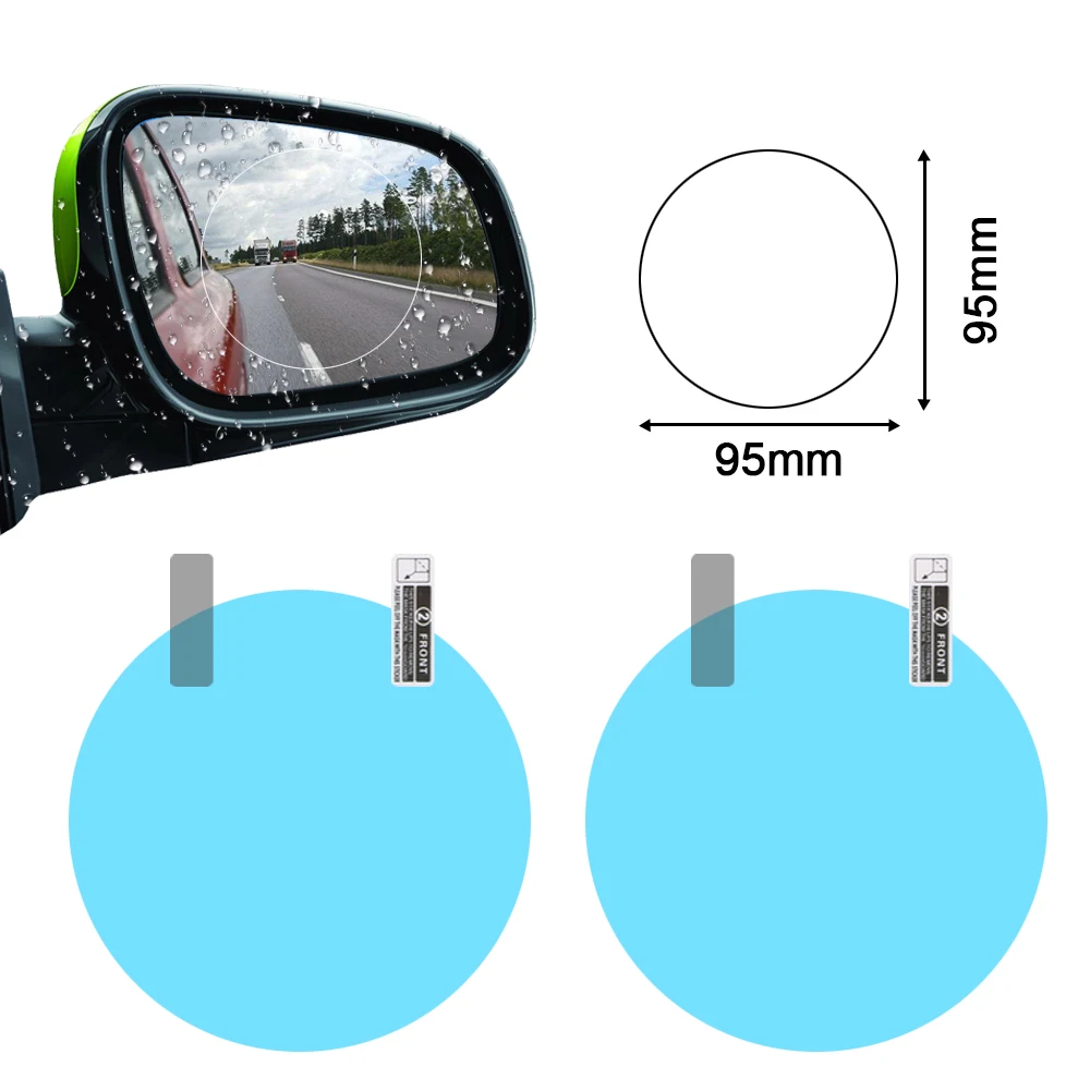 Car Window Clear Film Rearview Mirror Film Waterproof for Jeep Renegade Cherokee Wrangler Compass Patriot Santafe i20 i30