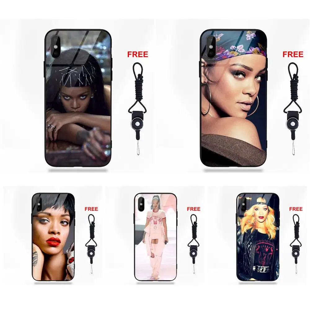 Vvcqod Рианна Fenty для Apple iPhone 5 5C 5S SE 6 S 7 8 плюс X XS Max XR Мягкий ТПУ оправа закаленное