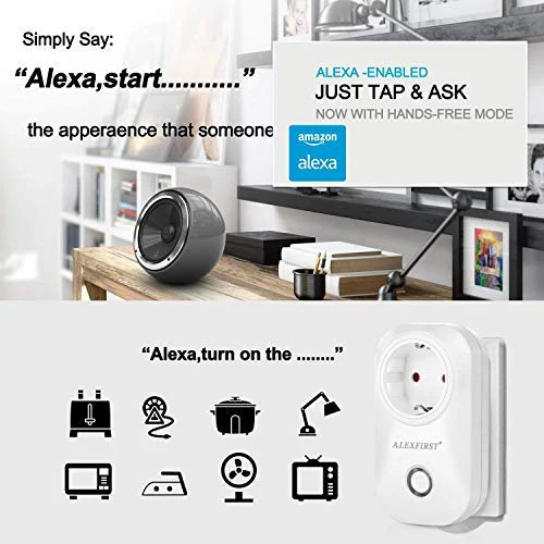 2 шт. Smart Plug, wi fi Разъем, дистанционное управление Электрический питание, голос управление Alexa Google IFTTT