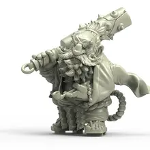 [Loong Way Miniatures] Durgin краска Forge Goiko Demon Hunter 32 мм миниатюрные из полимерной смолы