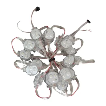 

600pcs20pcs/lot SM16703 D30E DC12V 5050 RGB SMD 3LEDS 30mm Pixel LED Module Light IP65 RGB led pixel RGB lamp transparent cover