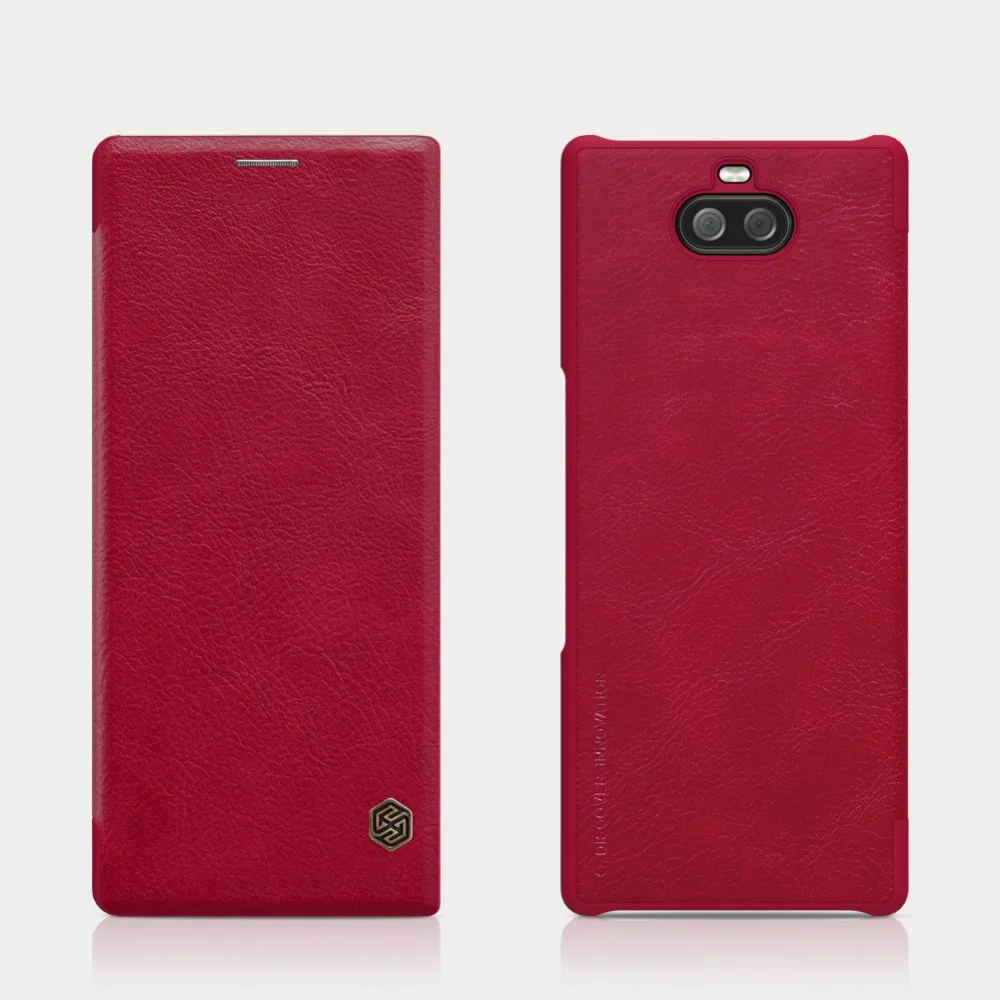 Для sony Xperia 10 чехол Nillkin Qin Флип кожаный чехол Роскошный чехол для делового телефона для sony Xperia 10 Nilkin винтажная задняя крышка