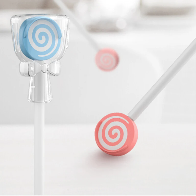 

Mini Lollipop Baby Deciduous Tooth Brush Tongue Cleaner Child Tongue Scraper Cleaner Baby Care Christmas Baby Kids Gift