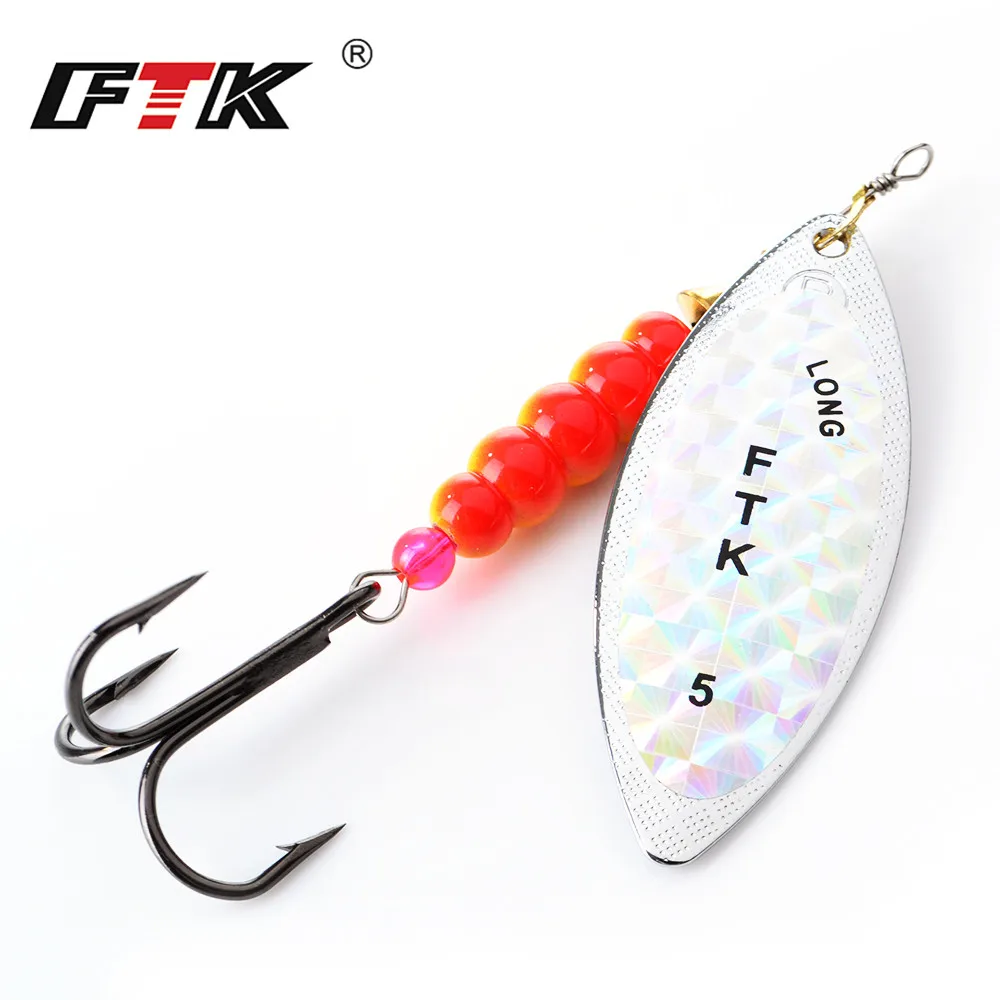 

FTK Winter Ice Fishing Lure Mixed Weight/Length Treble Hooks Artificial Bait Copper High Carbon Steel Fishing Accessories Sharp