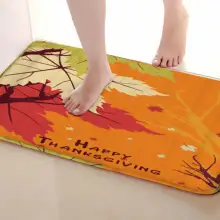 Кленовые листья Стиль Коврик для ванной комнаты, смешной Противоскользящий коврик для ванной, занавески для душа s аксессуары, соответствующие вашей душевой занавеске