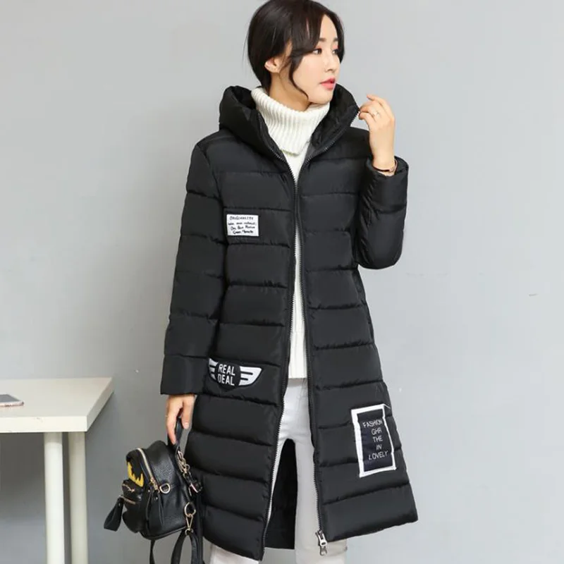 Bubble Coat Oversize Parka Women Korean Winter Women Parka Solid Long Thick Winter Jacket Parka Doudoune Femme Hiver Kawaii Hat