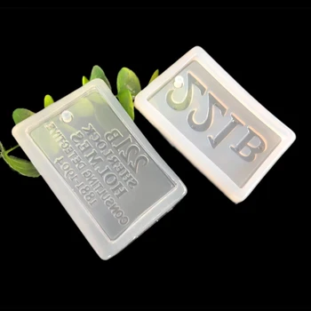 

221B Baker Street Door Card Silicone Mold For Sherlock Holmes Fans Jewelry Make