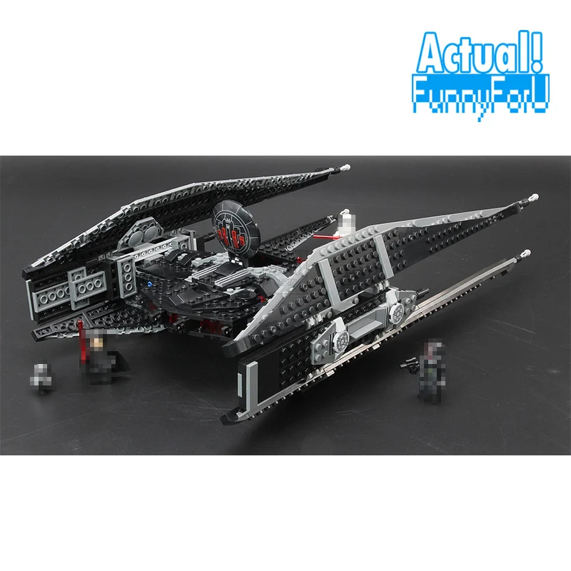 

Lepin 05127 705Pcs Star Kylo Wars Tie Model Fighter Set Model Building Blocks Bricks With NGLY 75179 Educational Toy For kid