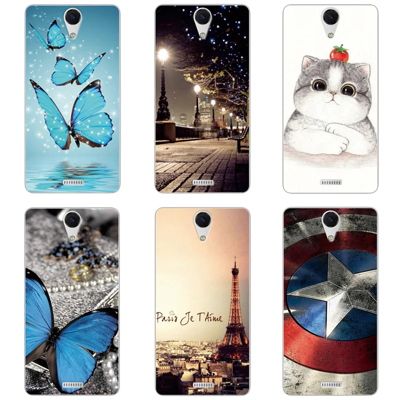 Cute Cartoon Animal Patterned Case For BQ BQ-5044 Strike LTE Silicone Soft 5044 BQ5044 Phone Back Cover Fundas Capa |