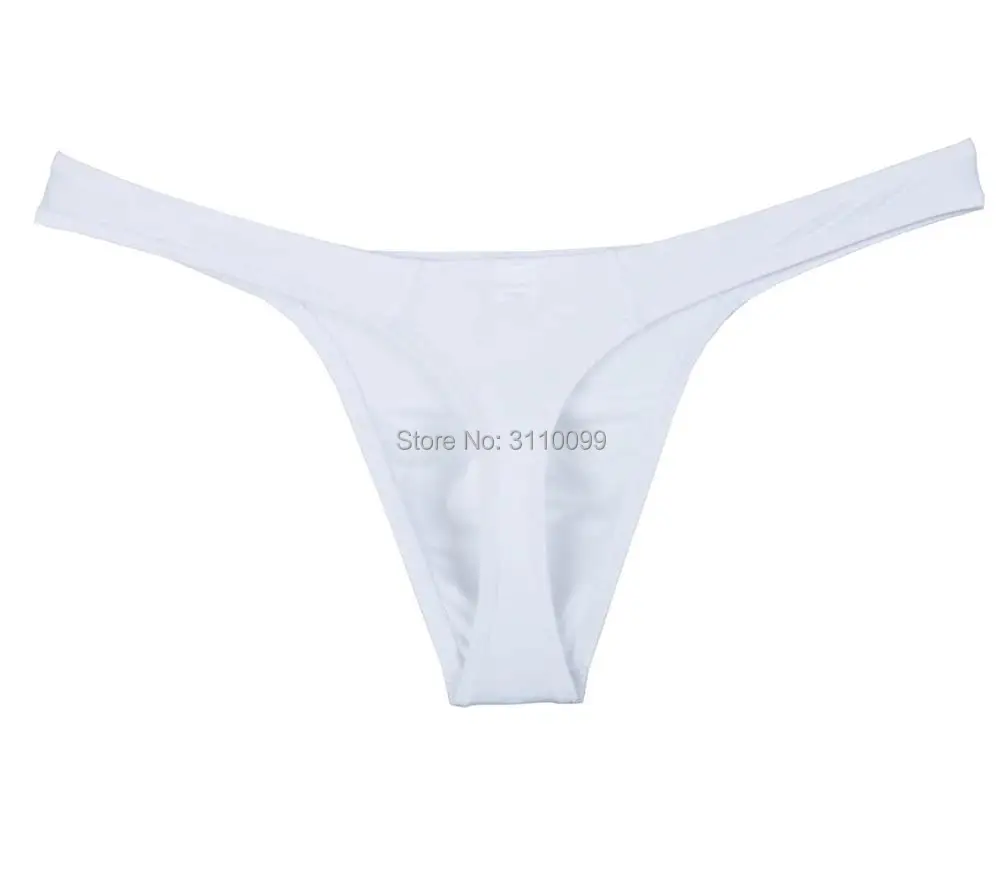 Smooth Sexy Bikini Men's Thongs and G-Strings Bluge Pouch Soft Comfy Elastic Stretch Male Thong Underwear Underpants Men Tanga 2