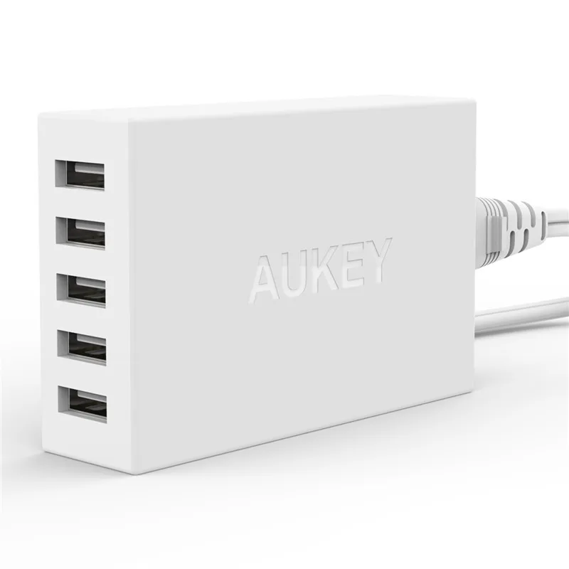 Aukey 5 Ports 40W/8A USB Desktop Charging Station ...