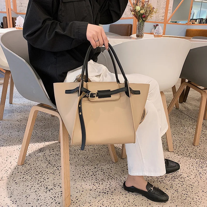 

HOT Sale Big Bag Female 2019 New Shoulder Bag Simple Joker Messenger Bag Large-capacity Tote Bag Bag For Women