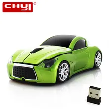 2.4GHz Wireless Mouse Infiniti Sports Car Mouse USB Optical Computer Mice with LED Flashing Light for Laptop PC Gaming Mause