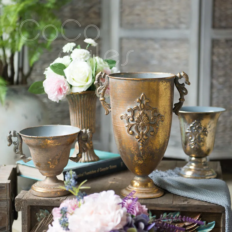 vintage brass vase (5)