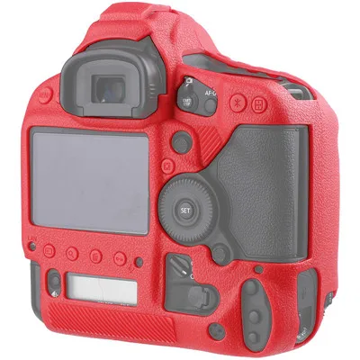 Red Мягкий силиконовый резиновый защитный чехол для камеры для Canon 1DX 1DX2 1 DXII - Цвет: Red