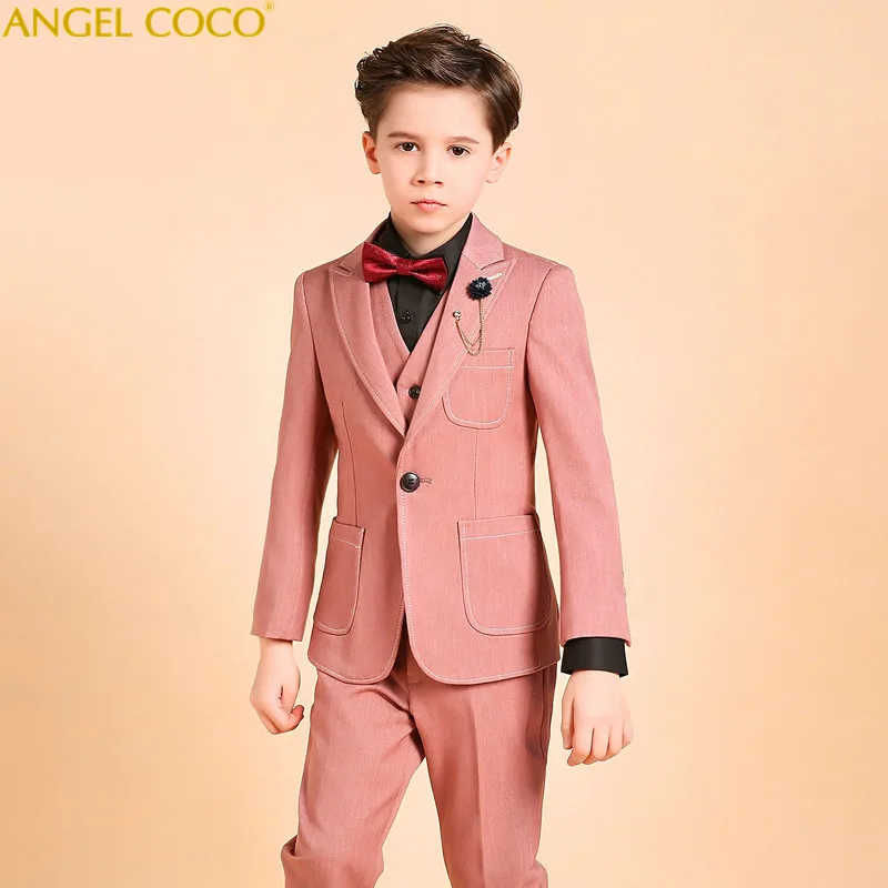 

Gentleman Wedding Kids Children'S Suit Boys Blazer Suits For Boys Suits For Weddings Boys Clothing Blazer Clothes For Teenagers