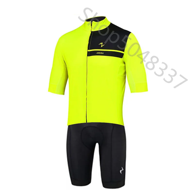 Триатлонный обтягивающий костюм Morvelo Pro велосипедные наборы Ropa Ciclismo Велосипедное трико одежда мужская велосипедная Джерси гидрокостюм костюмы - Цвет: 9