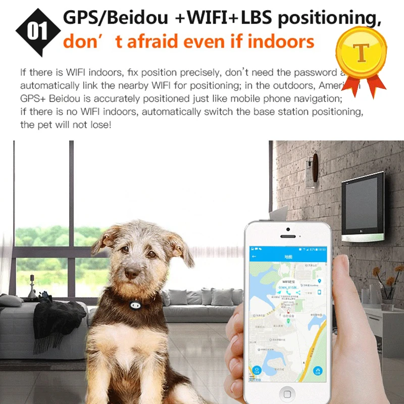 Waterproof Mini Pet Gsm Gps Tracker Locator Collar For Dog Cat Long Standby Geo Fence Lbs Free App Platform Tracking Device Smart Activity Trackers Aliexpress
