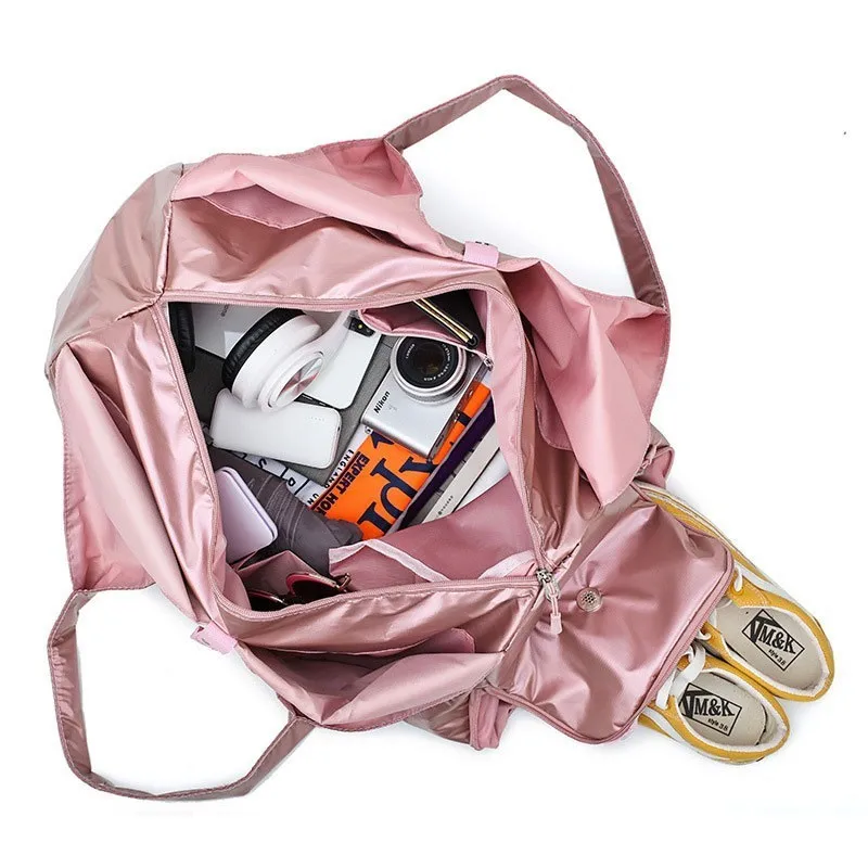 SNUGUG новая нейлоновая сумка для Йога-коврика для женщин Водонепроницаемая спортивная сумка с обувным отсеком большие мини дорожные женские сумки через плечо