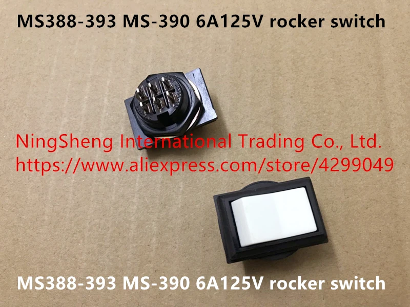 Япония Импорт MS388-393 MS-390 6A125V кулисный переключатель